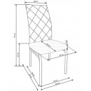 Стул HALMAR K309 темно-серый/хром